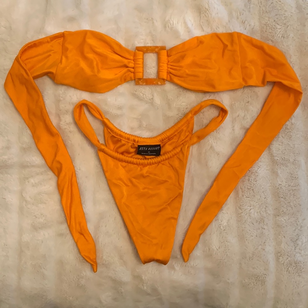 Orange bikini
